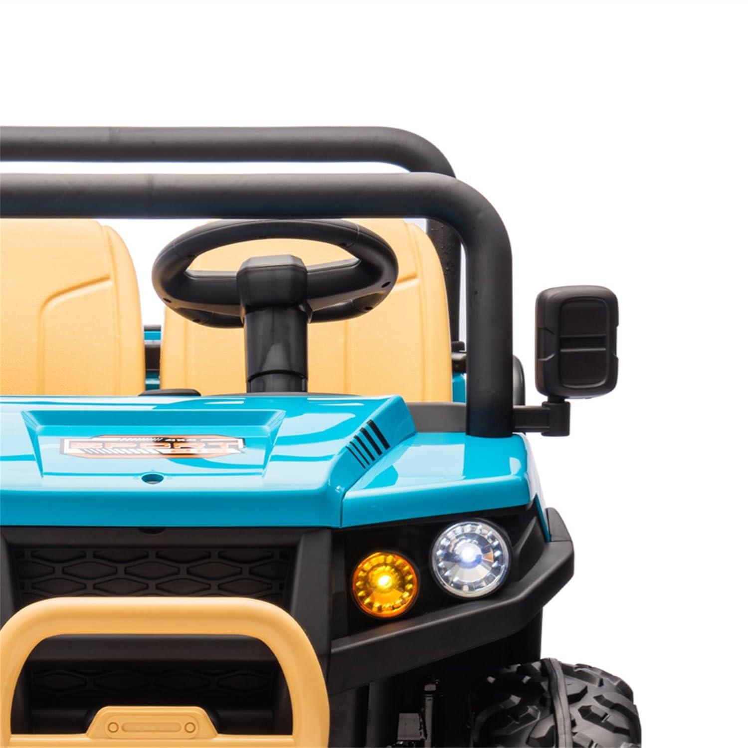 Himimi Delia Himimi 24 Voltage  Ride On Dump Truck, 2 Seater Kids UTV with Electric Dump Bed, Remote Control