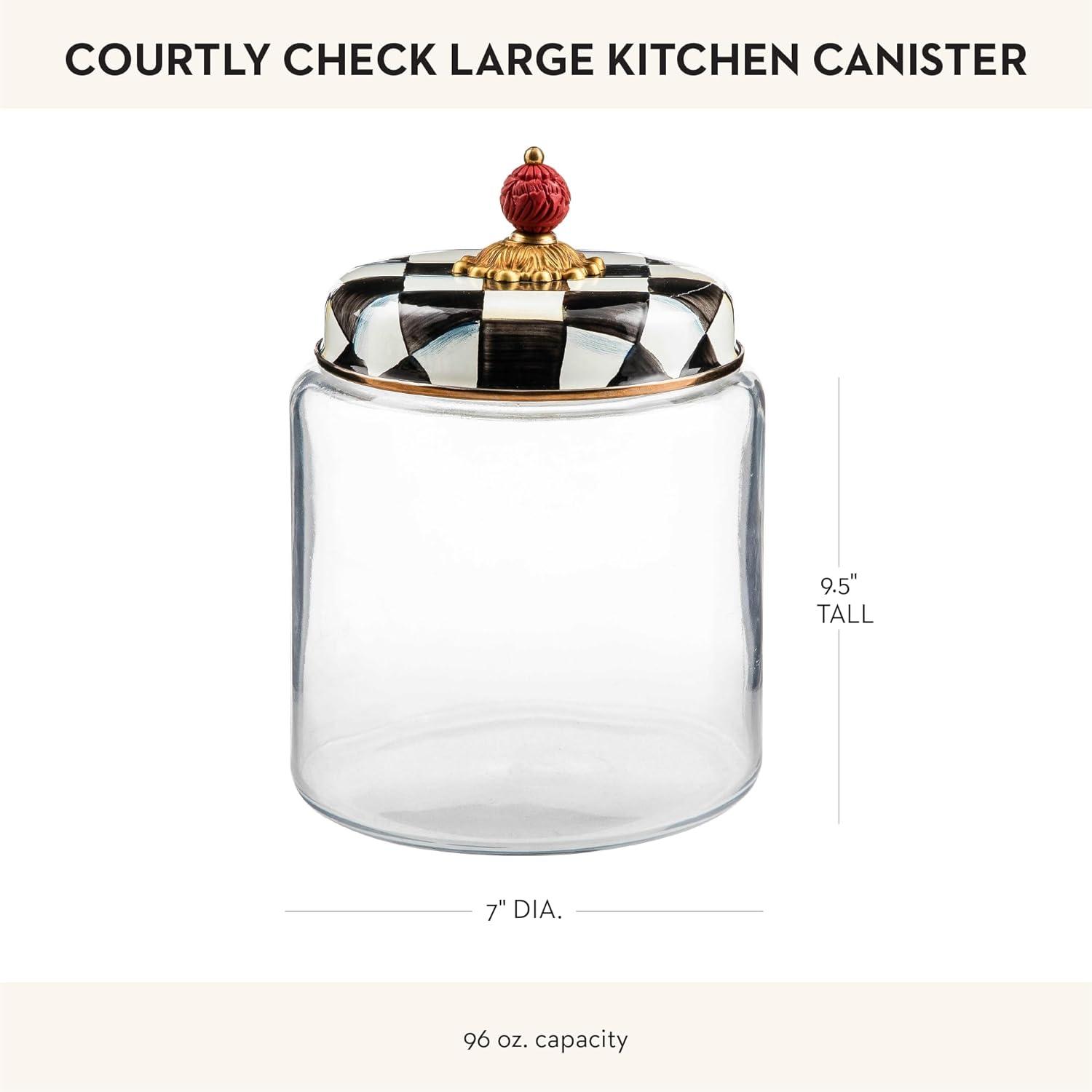 MacKenzie-Childs Courtly Check® Kitchen Canister