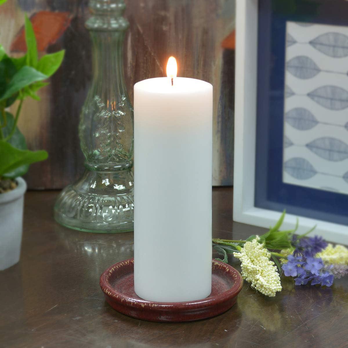 Unscented Pillar Candle