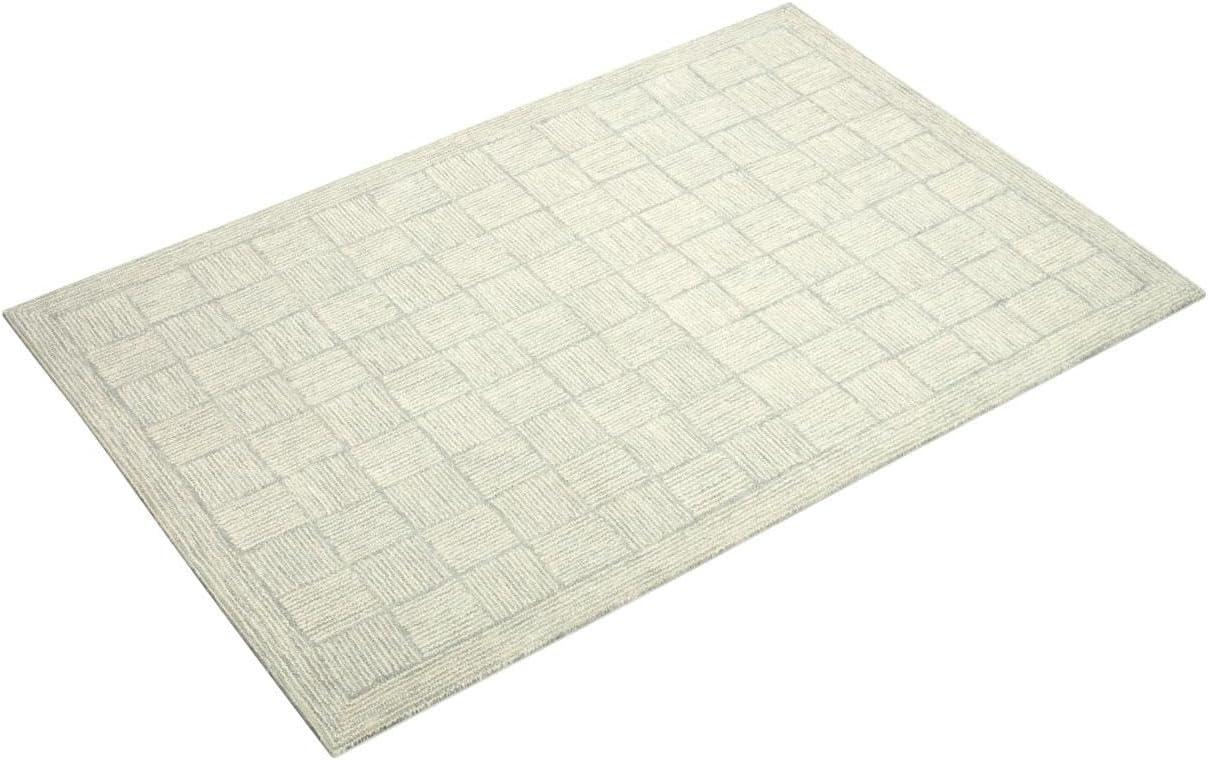 Chris Loves Julia x Loloi Francis Collection FRA-03 Silver / Sky, Contemporary  Area Rug