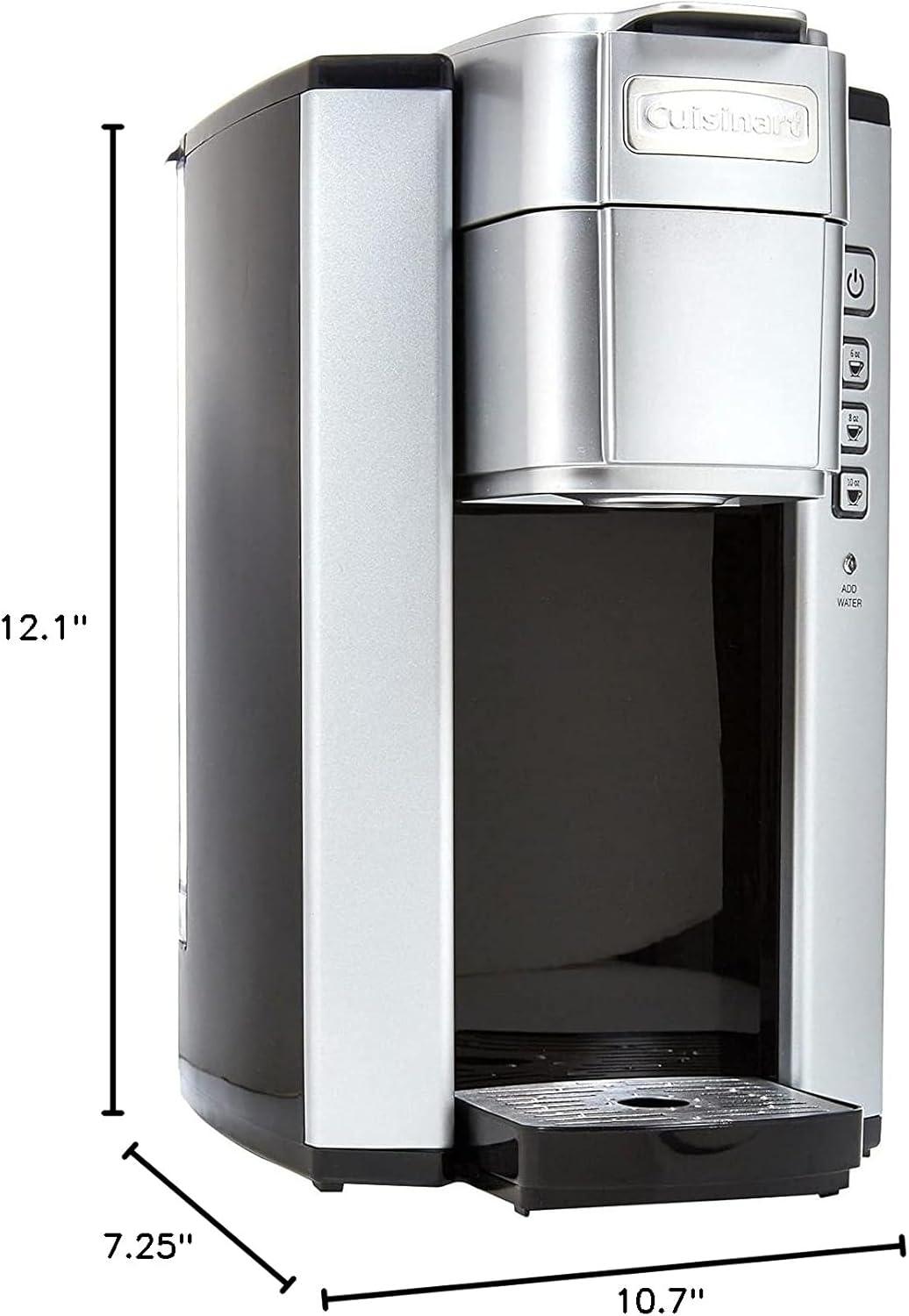 Cuisinart Single-Serve Brewer Silver - SS-5P1: Compatible with Keurig K-Cup, 40oz Capacity, Automatic Shut-Off, Cool Touch Handle