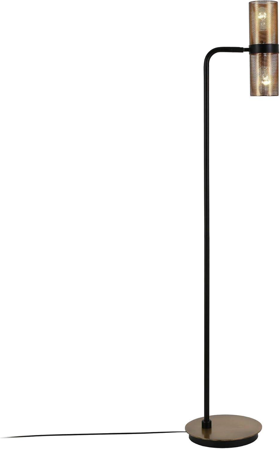 Evelyn&Zoe Industrial Metal Floor Lamp