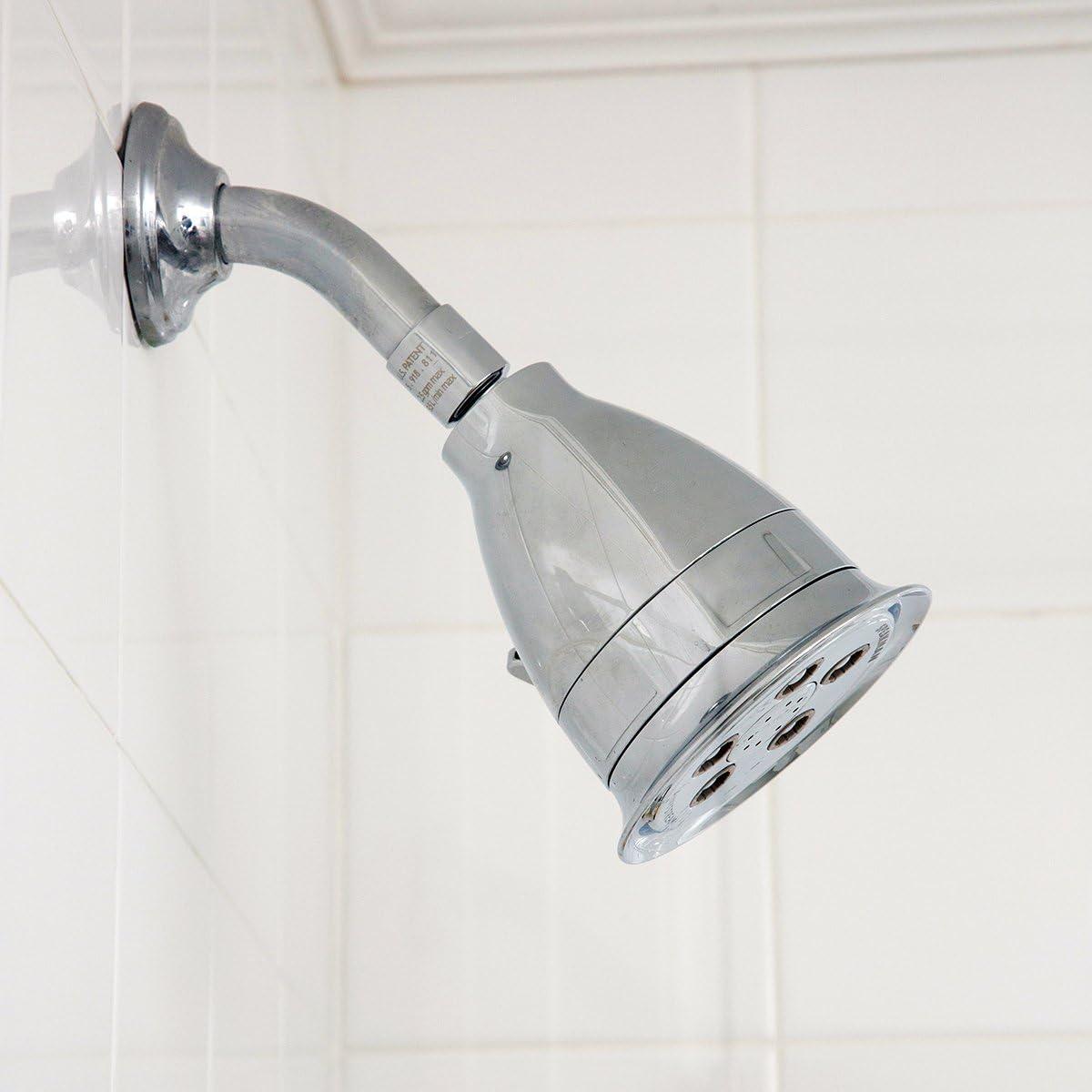 Hotel Pure Chrome Multi-Function Shower Head with Filter