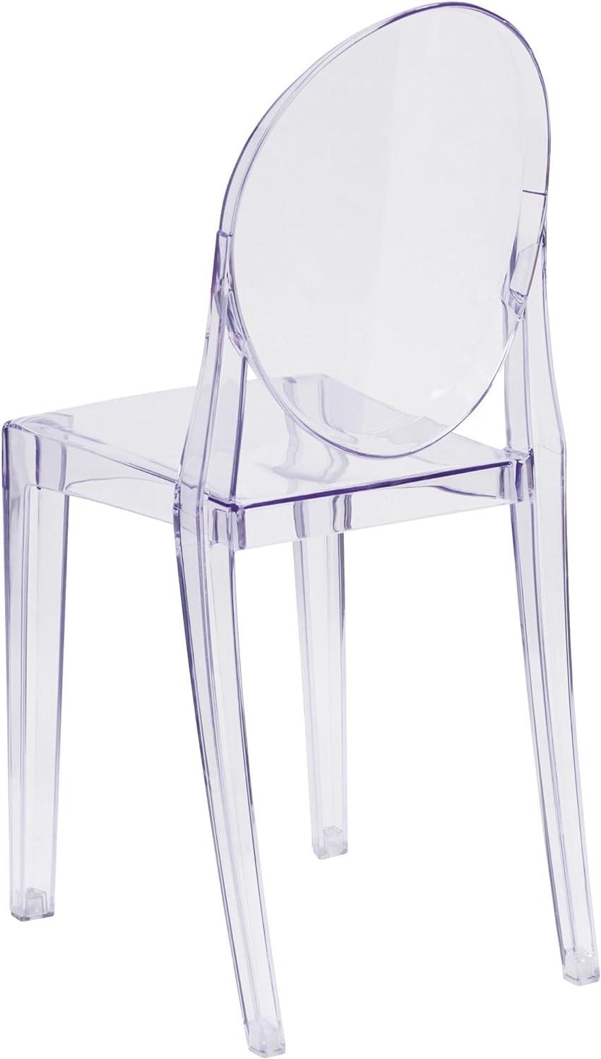 Cheryl Clear Transparent Plastic Side Chair