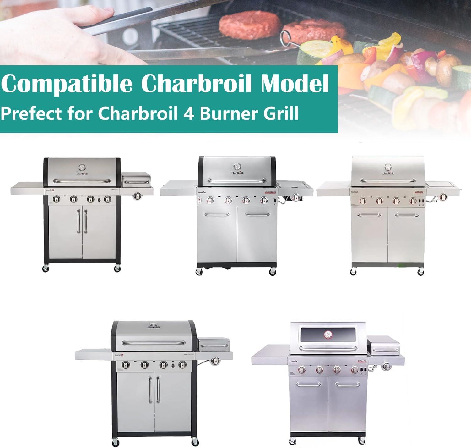 Stainless Steel Cooking Grid for Charbroil 463242715, 463242716, 463276016, 466242715, 466242815 Gas Grill, 3 Pack