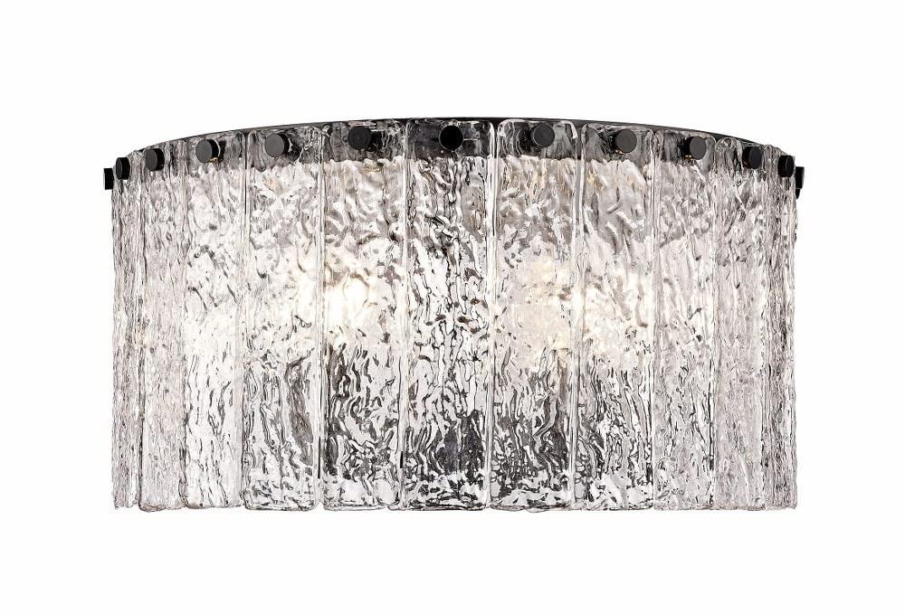 Z-Lite Glacier 5 - Light Flush Mount in  Matte Black