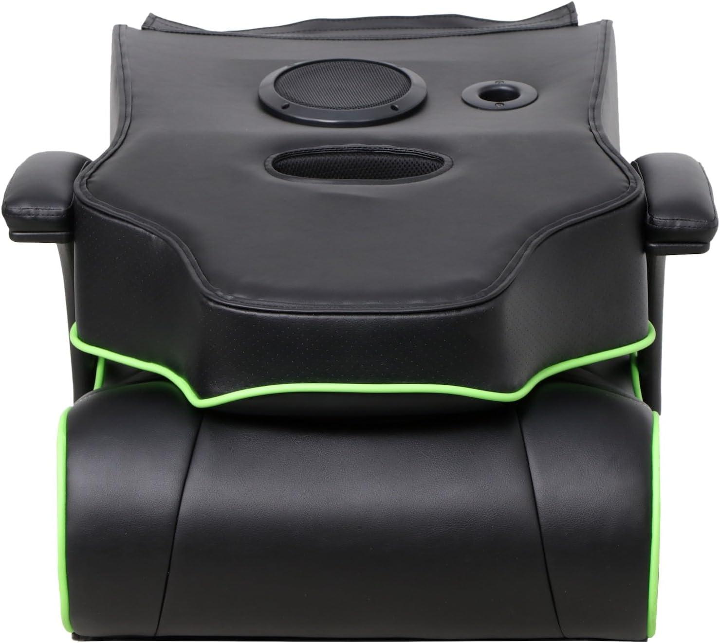 X Rocker Video Gaming Floor Rocker Chair, Built-in Audio, College Dorm Essentials for Guys and Girls, Gamers, Bedroom, Dorm Room Essentials, Foldable