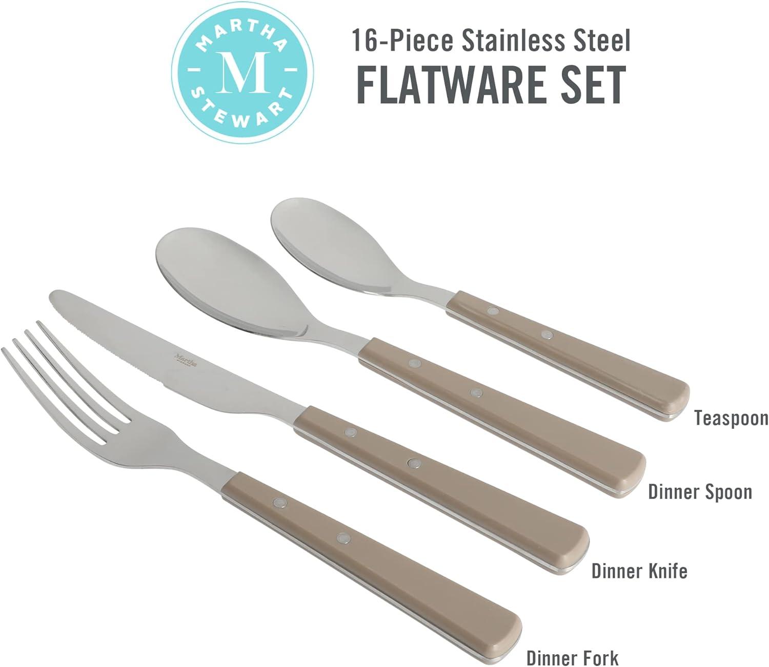 16 Piece Flatware Set, Service for 4