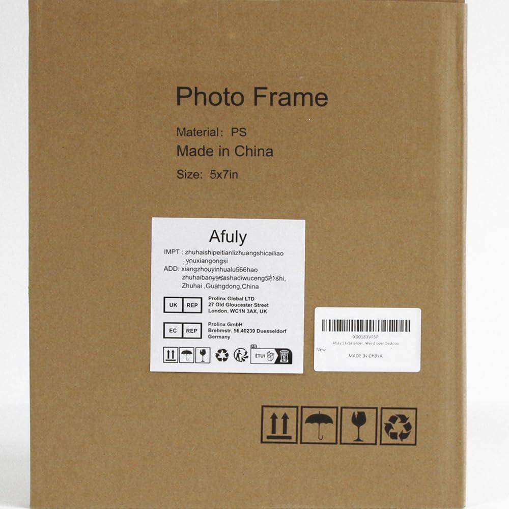 Afuly 5x7 Picture Frame Boho Picture Frames 3D Cross Pattern Distressed Moroccan Photo Frame Wall Desk Bohemia Home Office Decor Wedding Birthday Gifts for Mom Woman Grandma