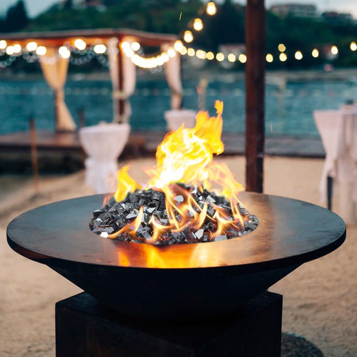 American Fireglass 1/2" Fire Pit Glass