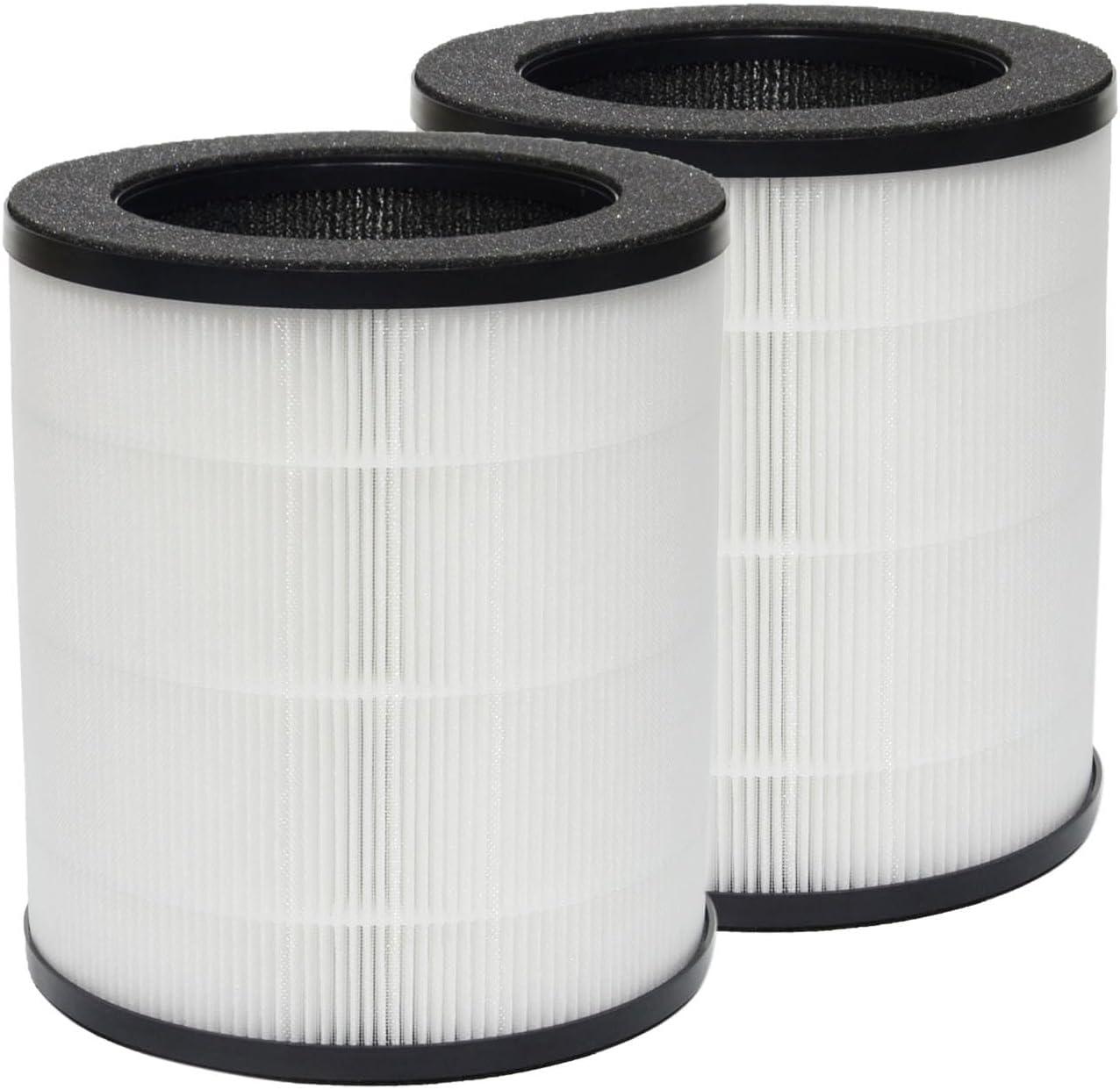 H13 HEPA Activated Carbon Air Purifier Replacement Filters, 2-Pack