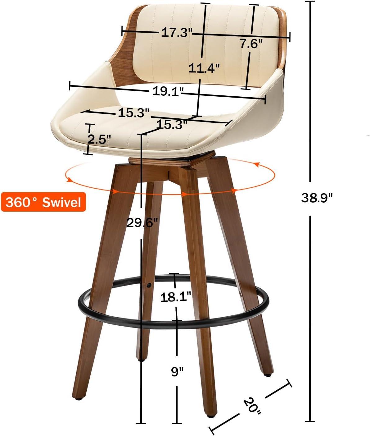 Jobani Swivel Counter Stool