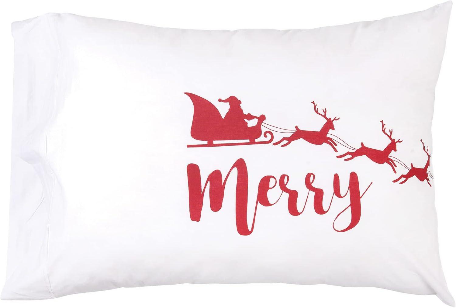 Merry Christmas Pillowcase Set