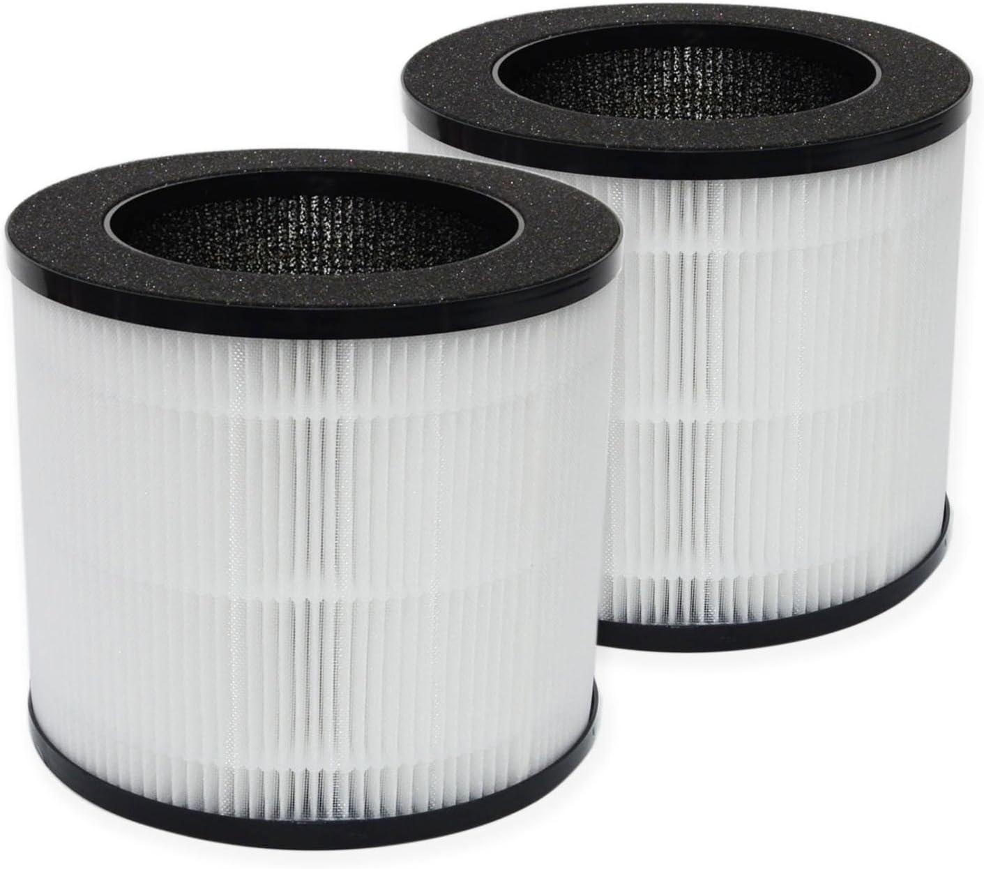 H13 HEPA Activated Carbon Air Purifier Replacement Filters, 2-Pack