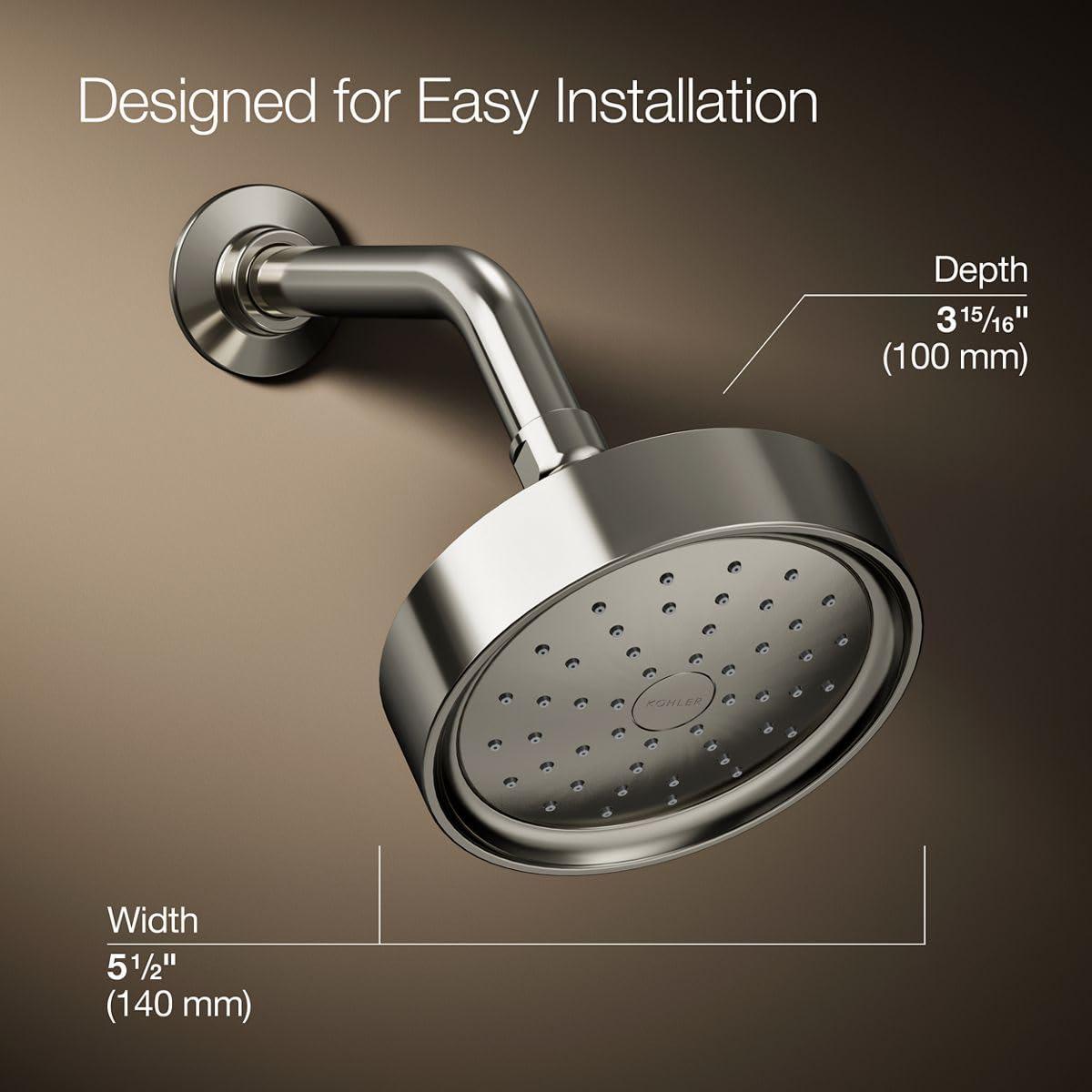 Purist 1.75 GPM Single-Function Showerhead with Katalyst Air-Induction Technology