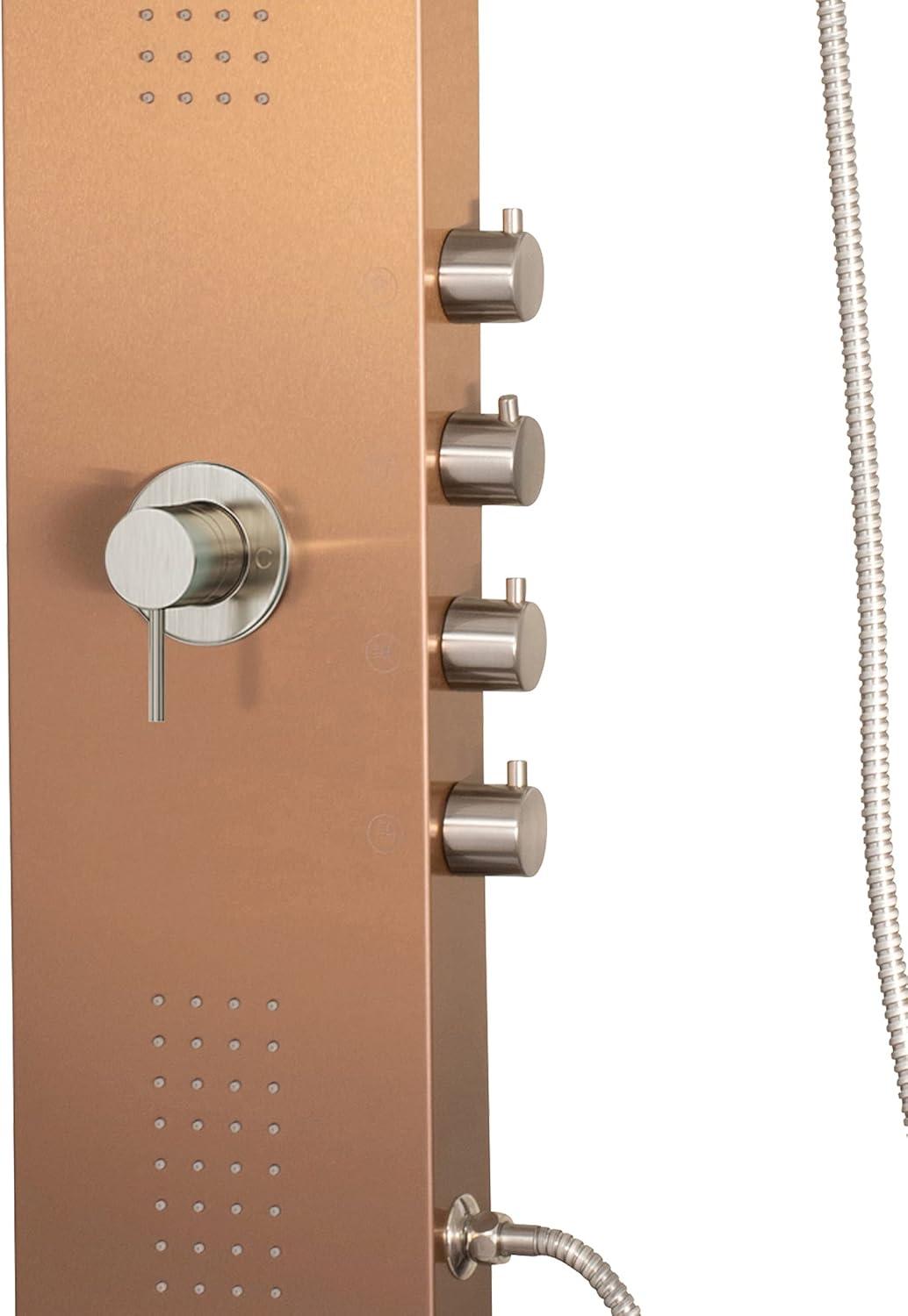 PULSE Santa Cruz ShowerSpa Stainless Steel Shower Panel