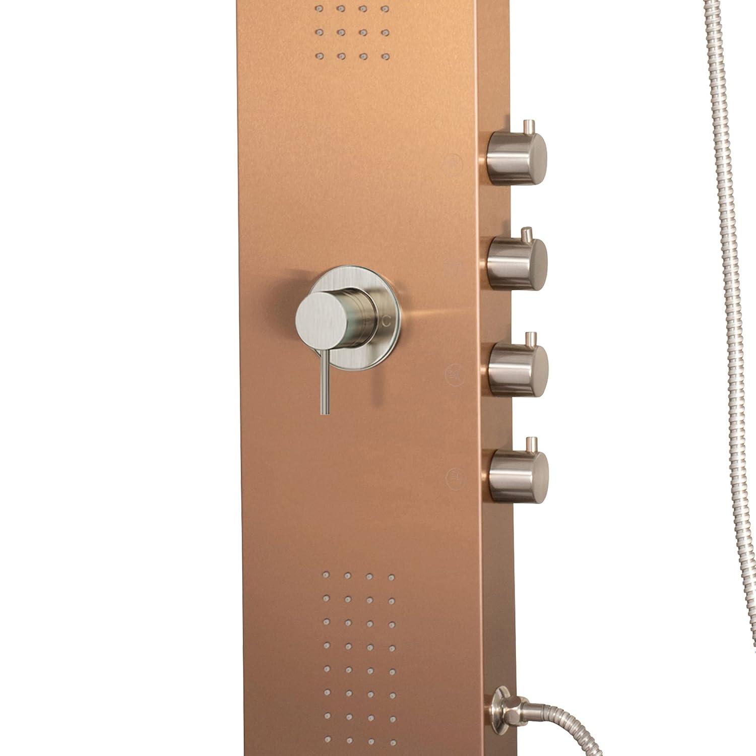 PULSE Santa Cruz ShowerSpa Stainless Steel Shower Panel
