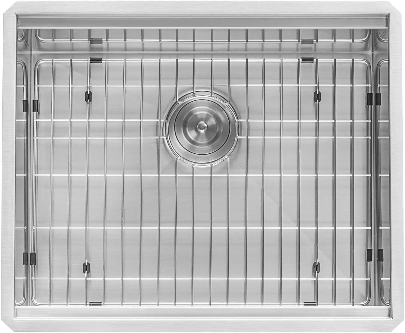 Ruvati Workstation Undermount 16 Gauge Stainless Steel Kitchen Sink Single Bowl