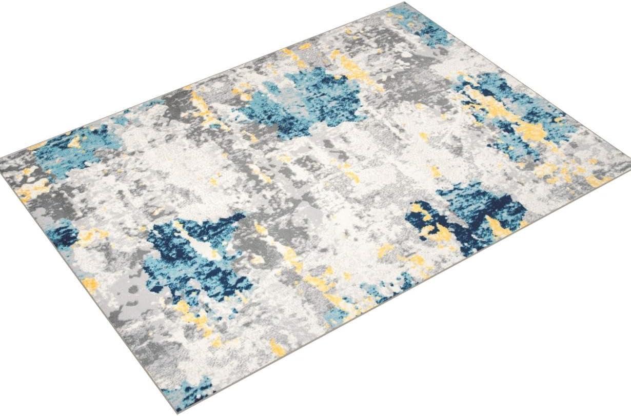 World Rug Gallery Distressed Abstract Pattern Area Rug