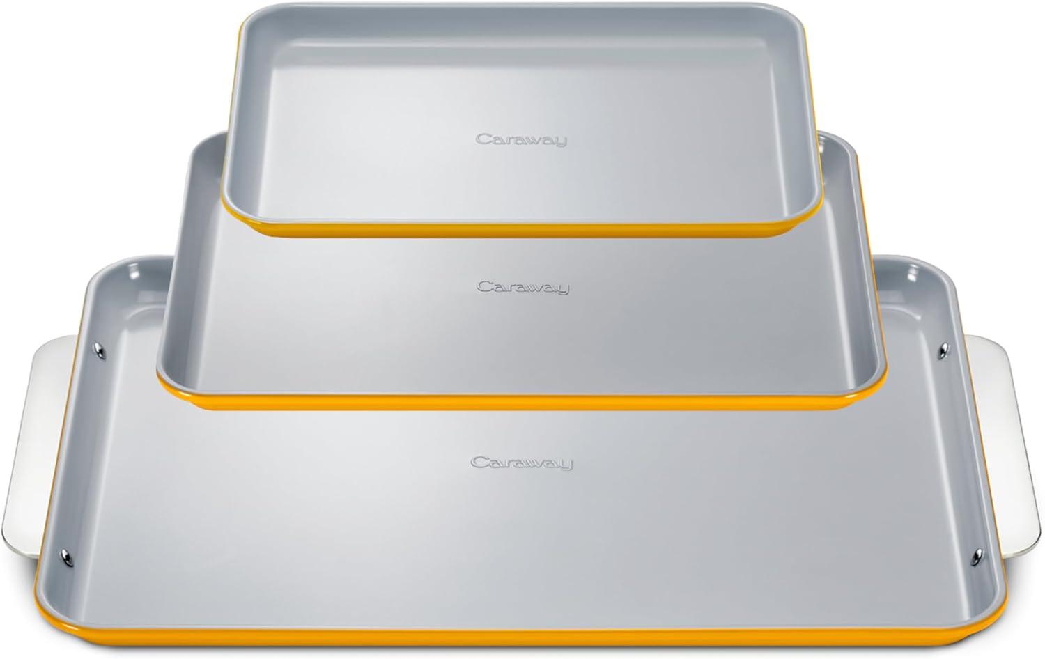 Caraway Home ® Marigold Non-Stick Ceramic Baking Sheet Duo