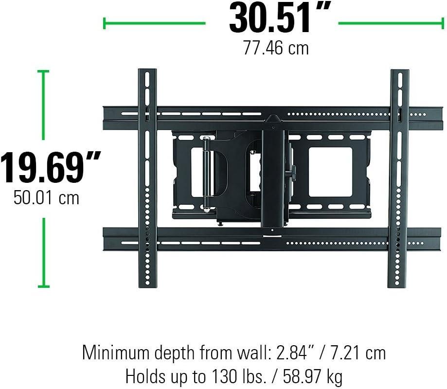 Sanus Classic Large Full Motion Wall Mount for 37-80" TVS - Black (MLF13-B1)