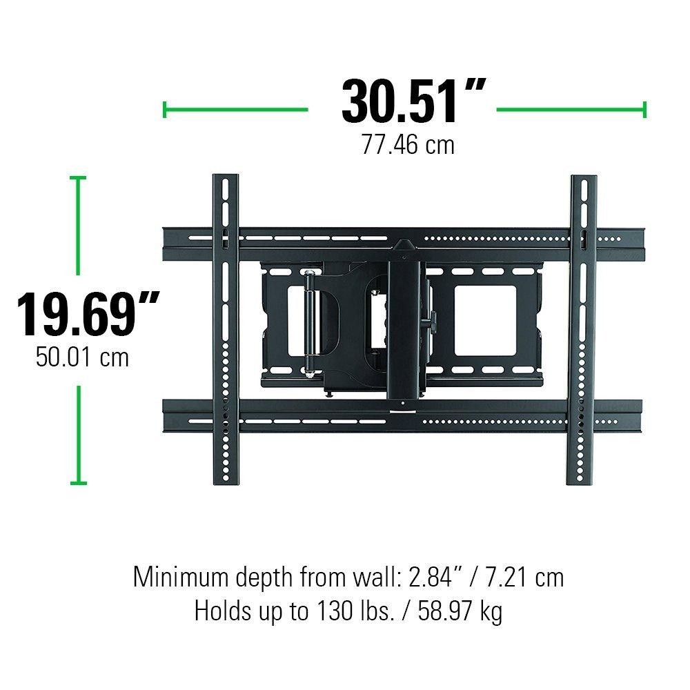 Sanus Classic Large Full Motion Wall Mount for 37-80" TVS - Black (MLF13-B1)