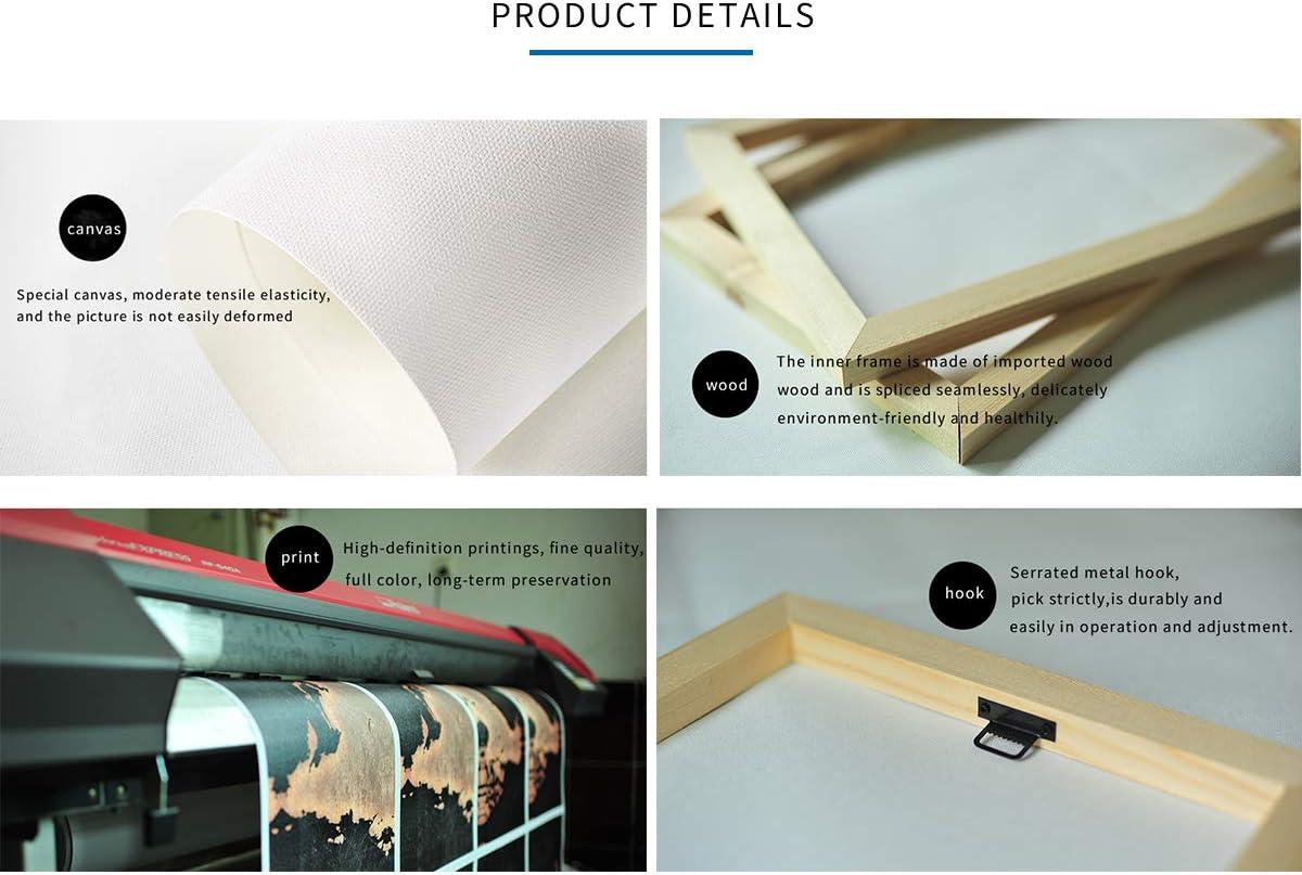 Blue Whale Wall Art Decor Modern Artwork Canvas Painting Prints Pictures Home Decor for Living Room Dining Room Bedroom