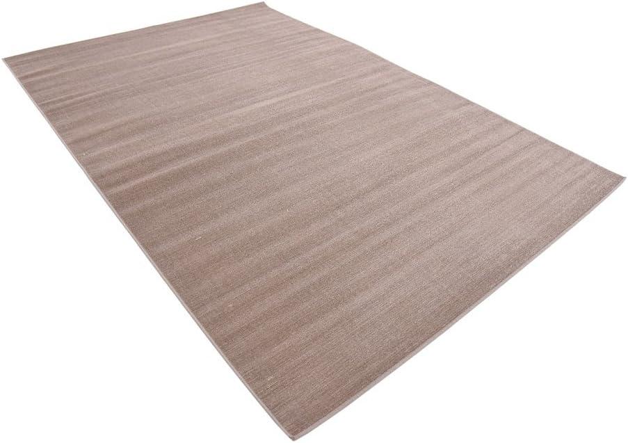 Unique Loom Williamsburg Collection Area Rug - Solid (6' 1" x 9' Rectangle Light Brown)