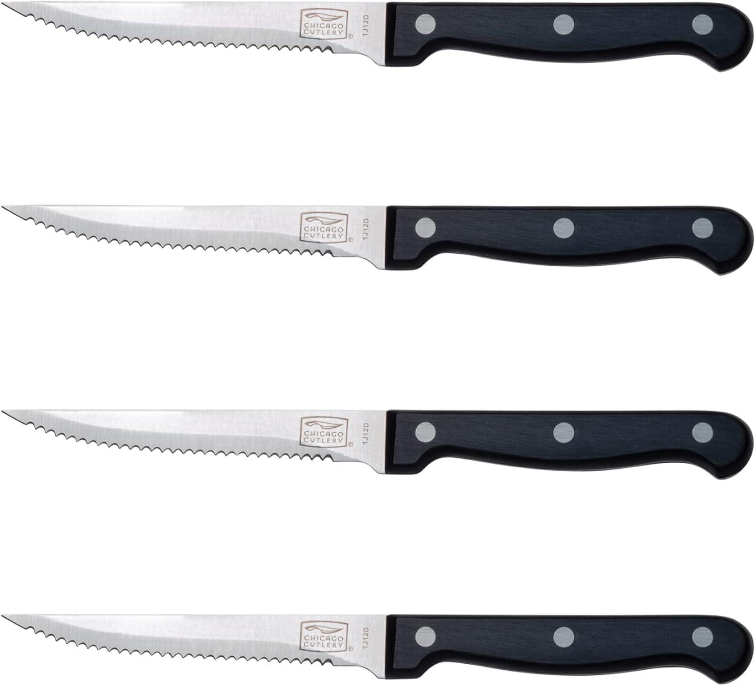 iH casadécor IH Casadécor 4 Piece Stainless Steel Steak Knife Set (Set of 4)