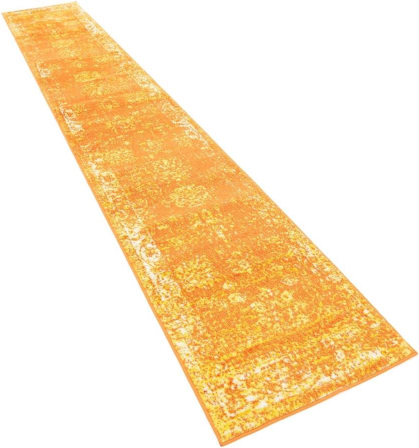 Unique Loom 2' 0 x 13' 0 Sofia Casino Orange Area Rug