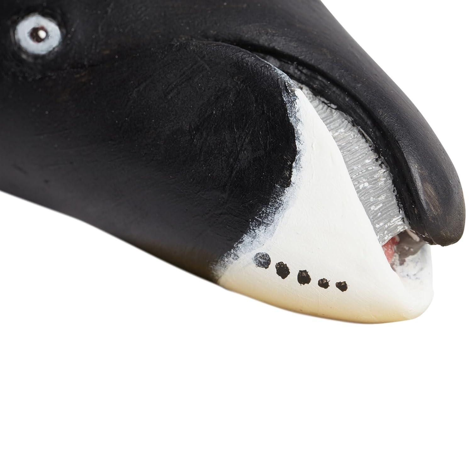 Safari Ltd. Bowhead Whale Figurine - Lifelike 8.25" Model Figure - Educational Toy for Boys, Girls, and Kids Ages 3+