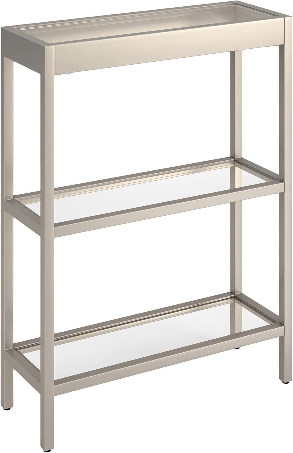 22 in. Brass Finish Console Table - Henn&Hart