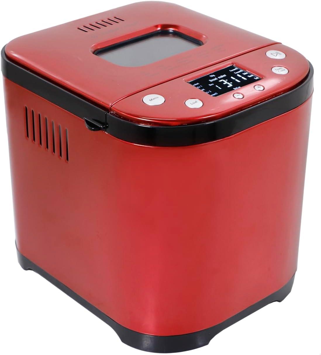 CULINARY CHEF Automatic Bread Maker, Red