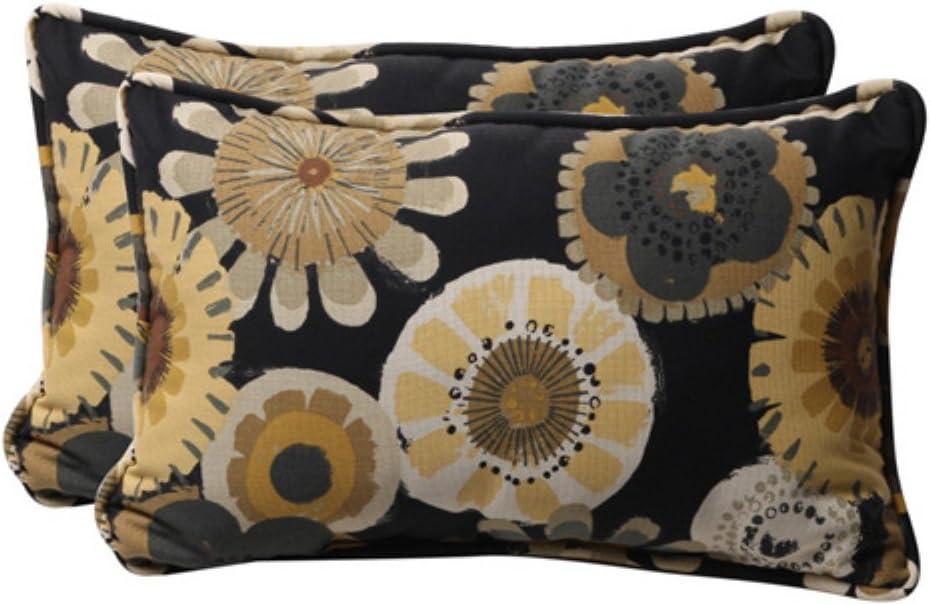 2pc Crosby Floral Outdoor Throw Pillows - Pillow Perfect