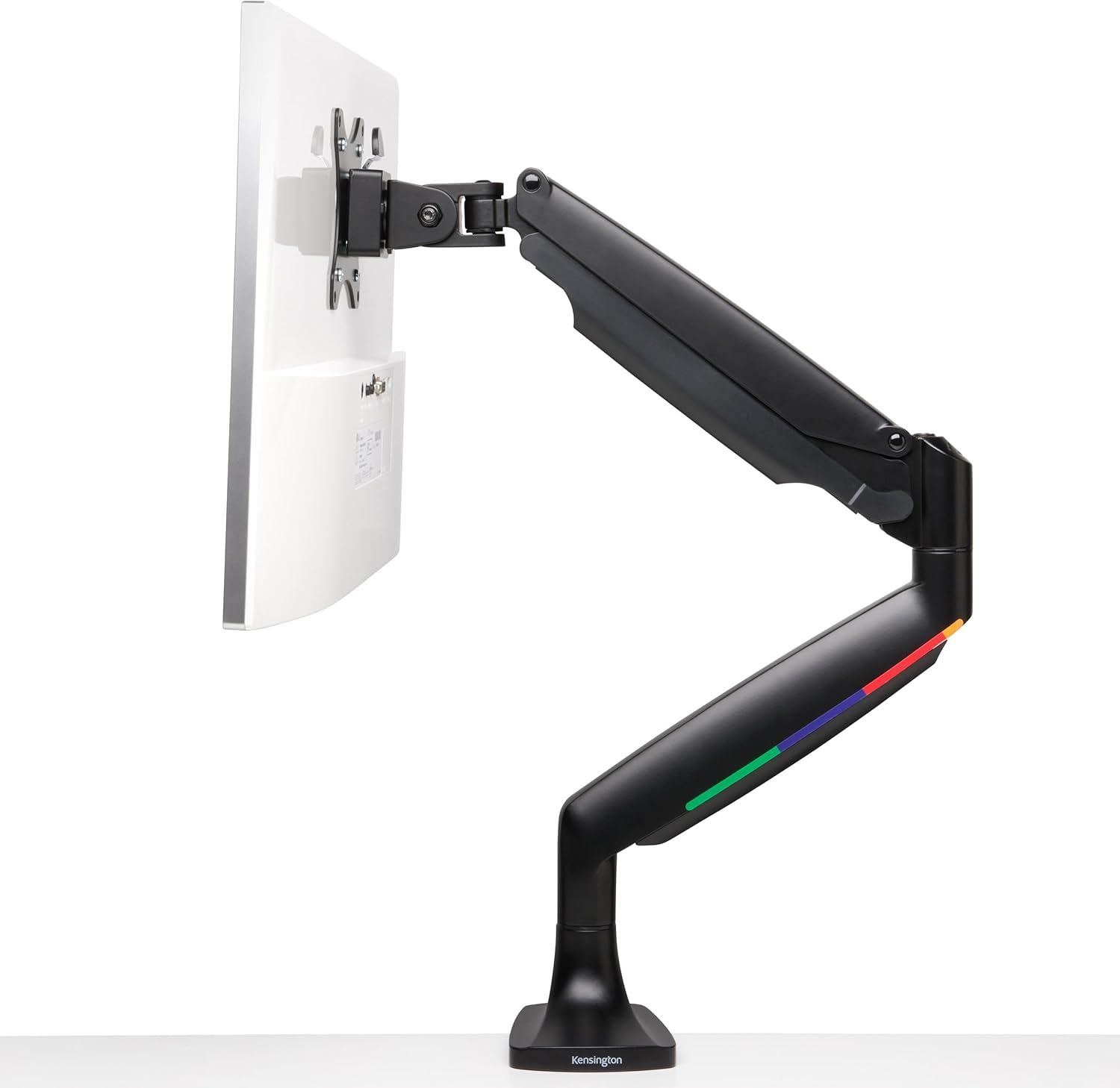 Smartfit One-Touch Height Adjustable Single Monitor Arm