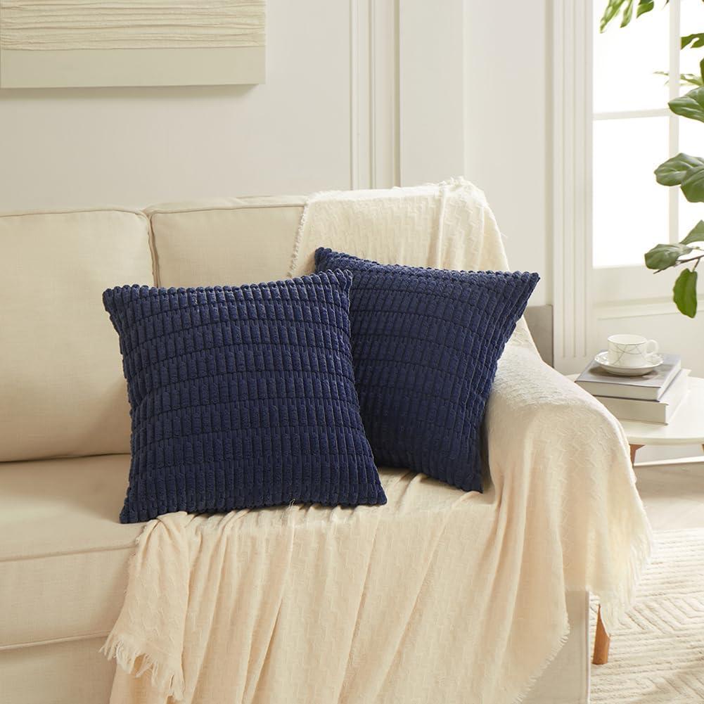 Houndstooth Cotton Blend Reversible Pillow Cover (Set of 4)