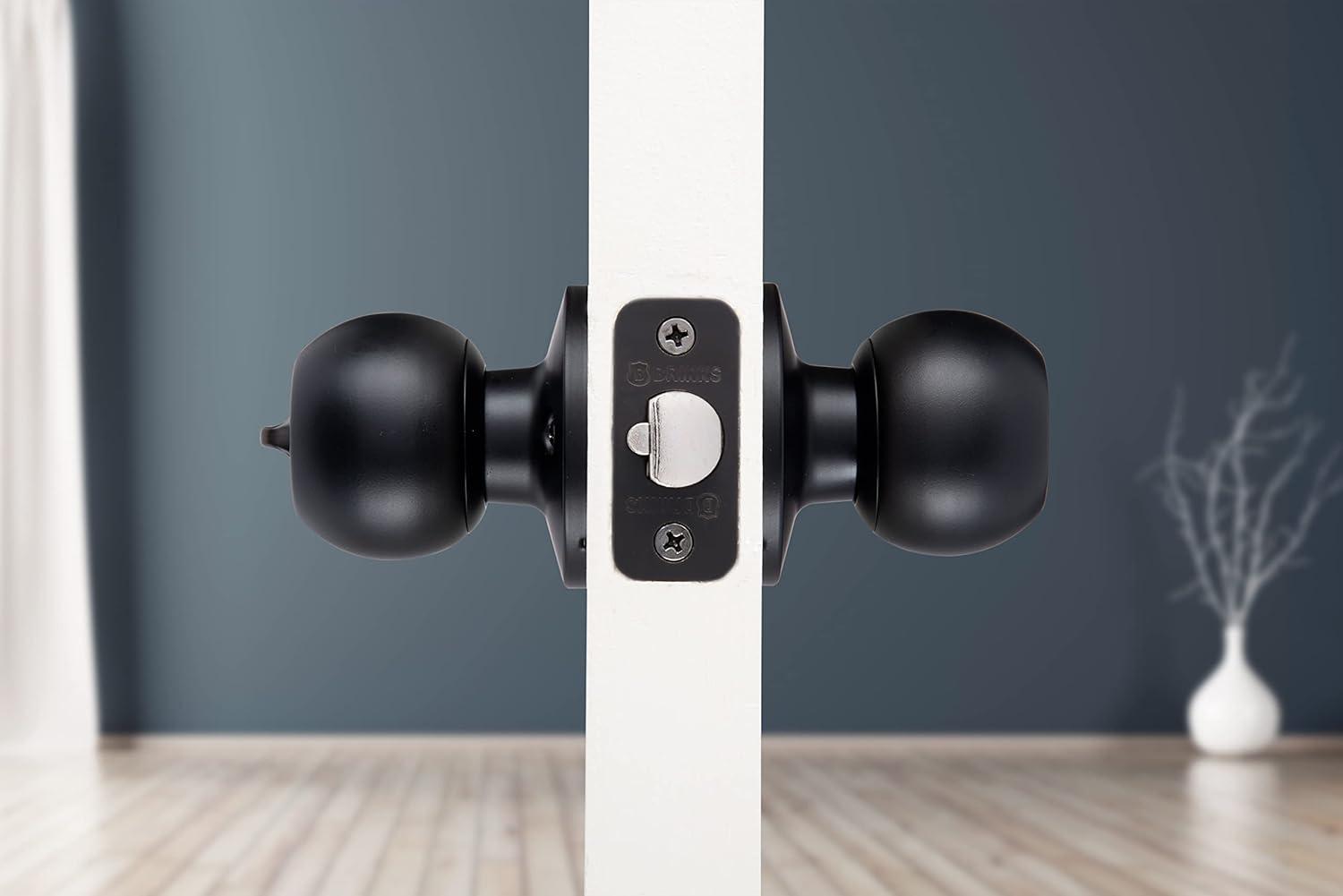 Brinks Raleigh Series Keyed Entry Transitional Ball Knob