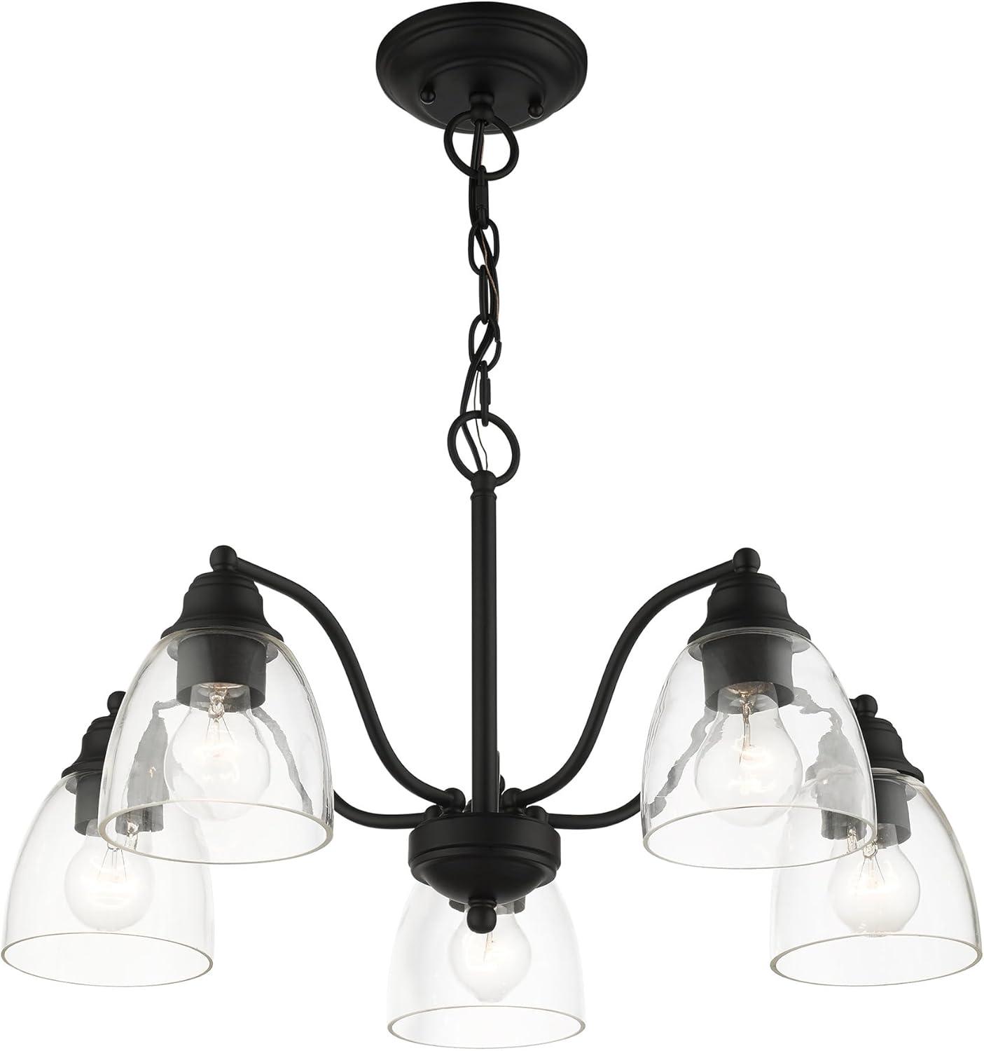 Livex Lighting Montgomery 5 - Light Chandelier in  Black