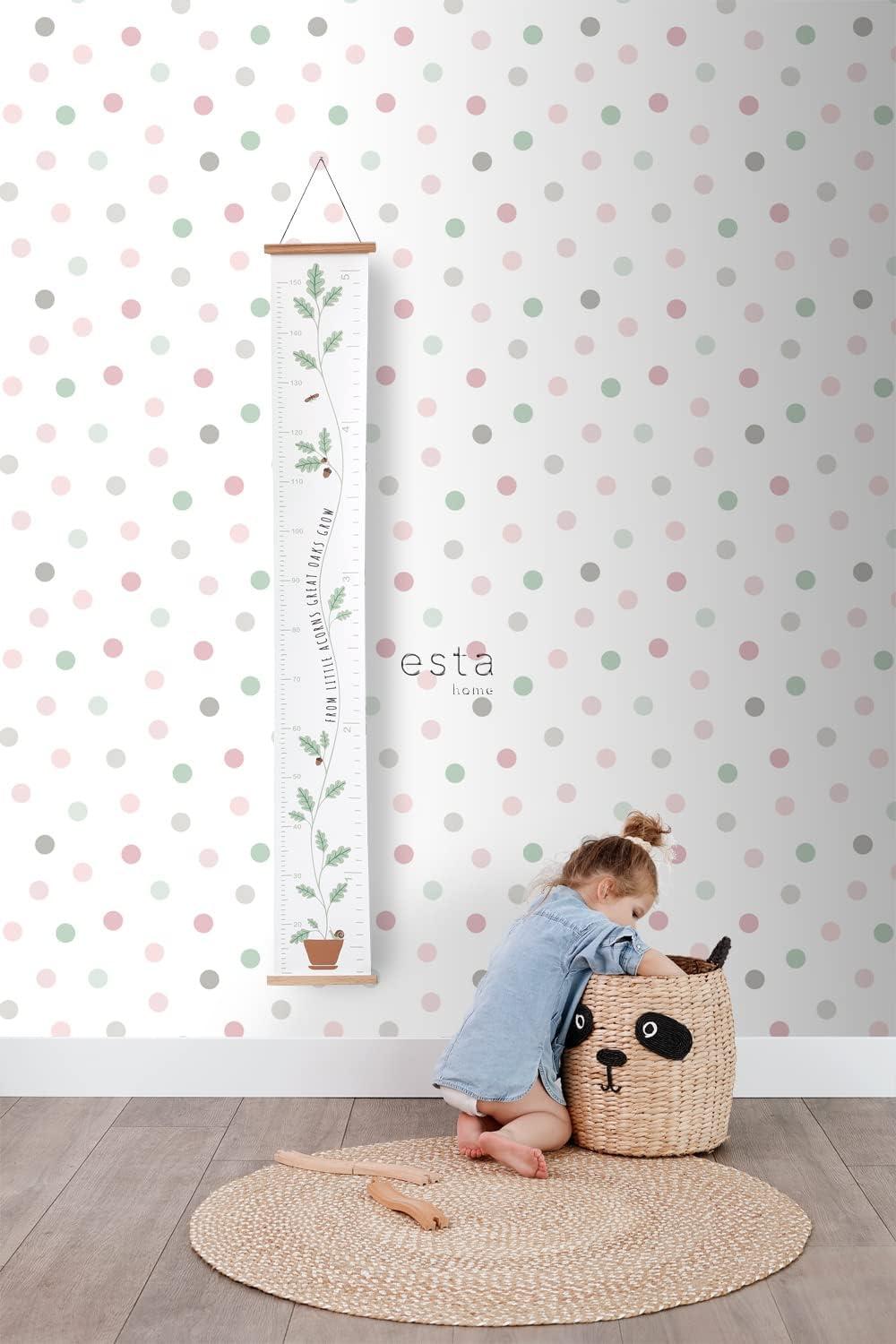 Chesapeake Jubilee Pink Dots Wallpaper, 20.9-in by 33-ft