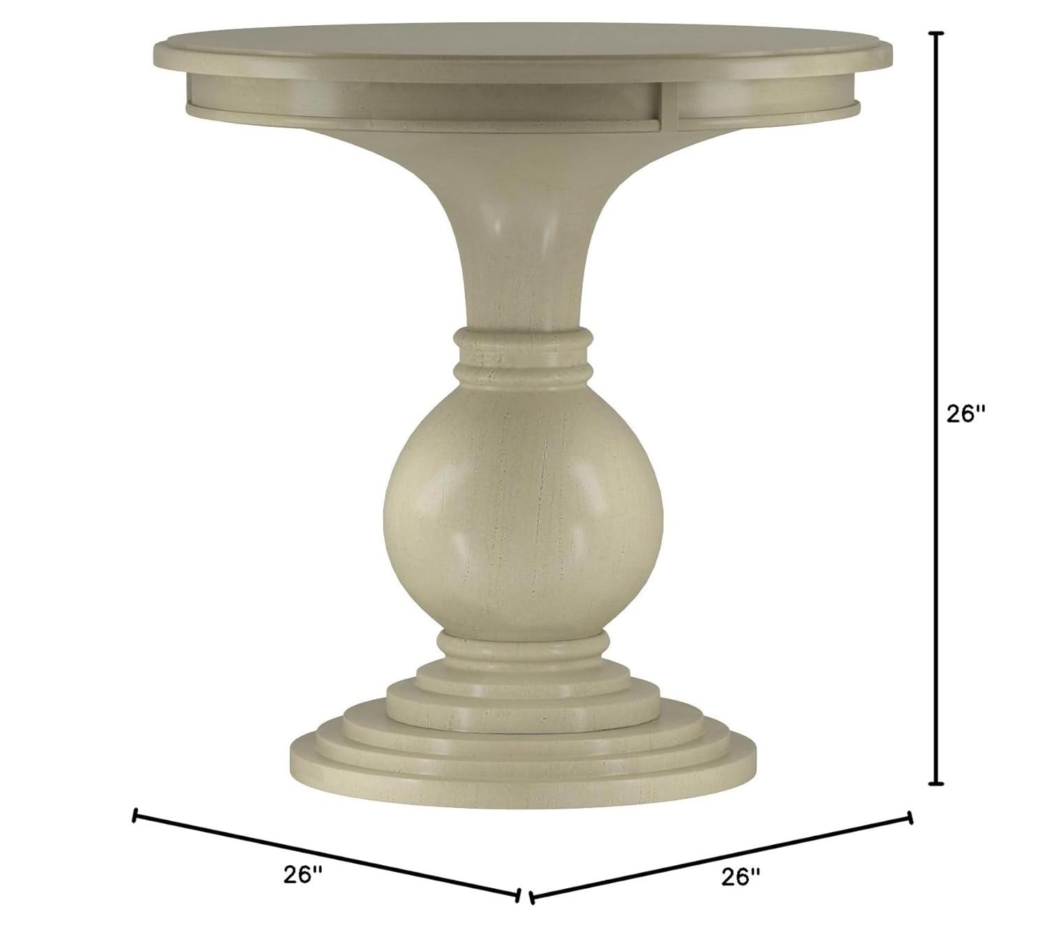 Pedestal End Table