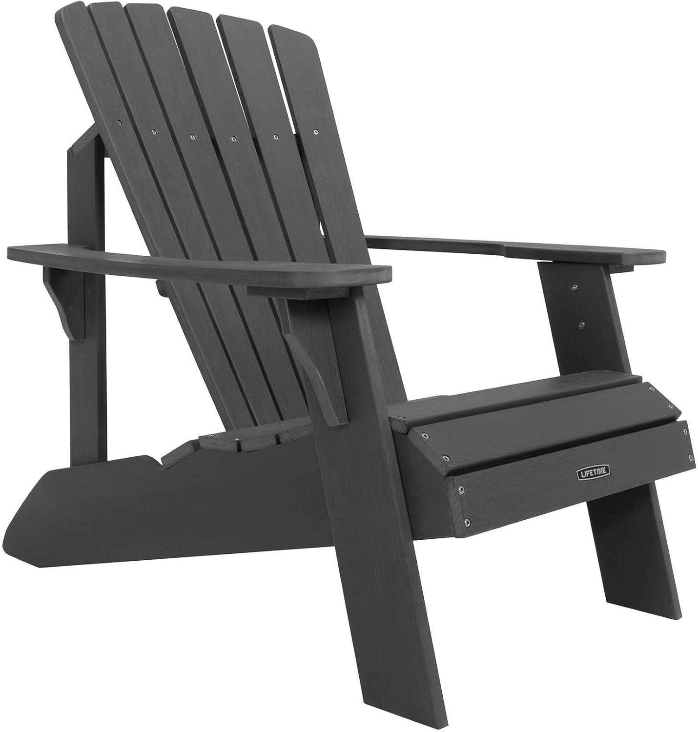 Lifetime Shale Stone Faux Wood Outdoor Adirondack Chair