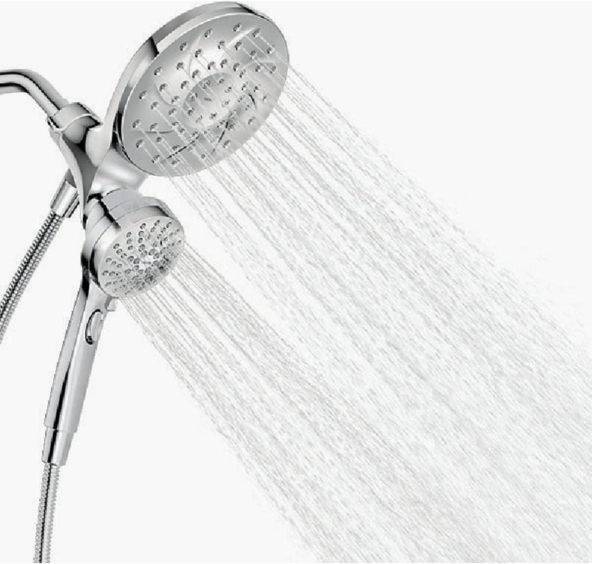 Chrome Wall Mounted Rain Handheld Shower Combo