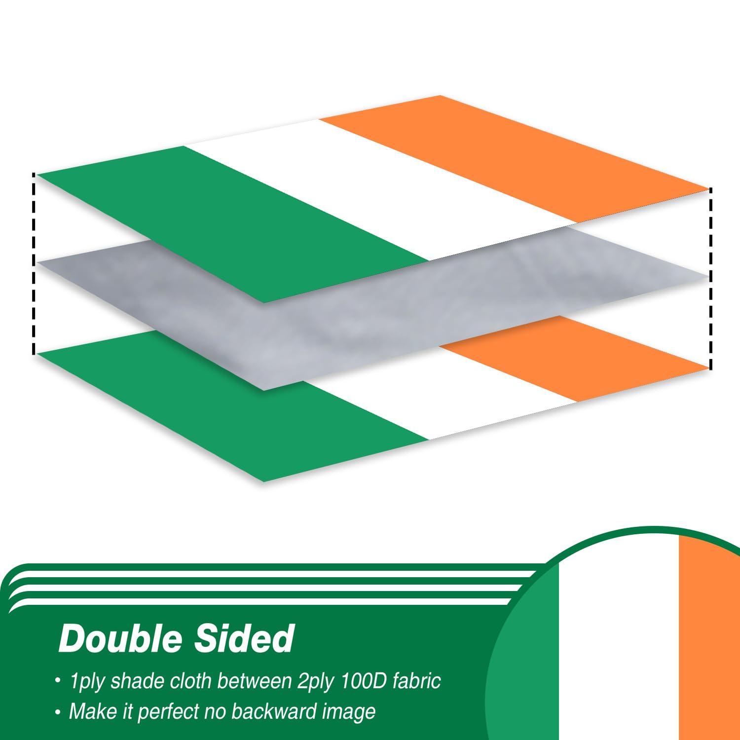 3X5 Ireland Flag 3'x5' Irish FLAG BANNER FAST USA SHIPPER 100D FABRIC