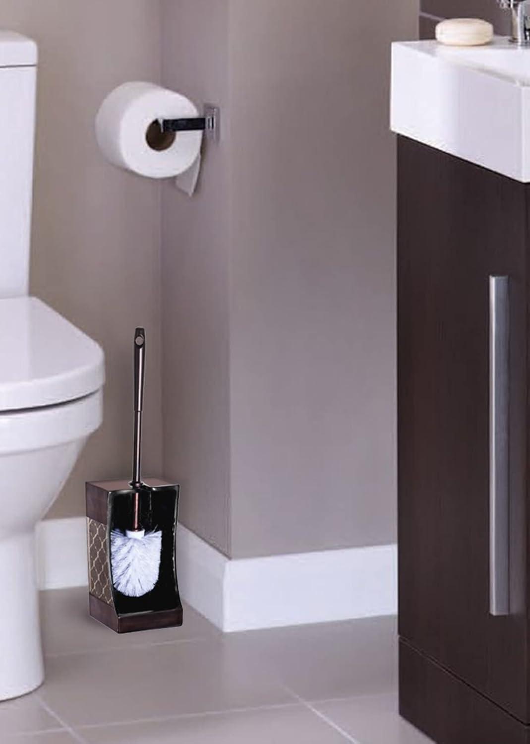 Creative Scents Dahlia Free Standing Toilet Brush and Holder