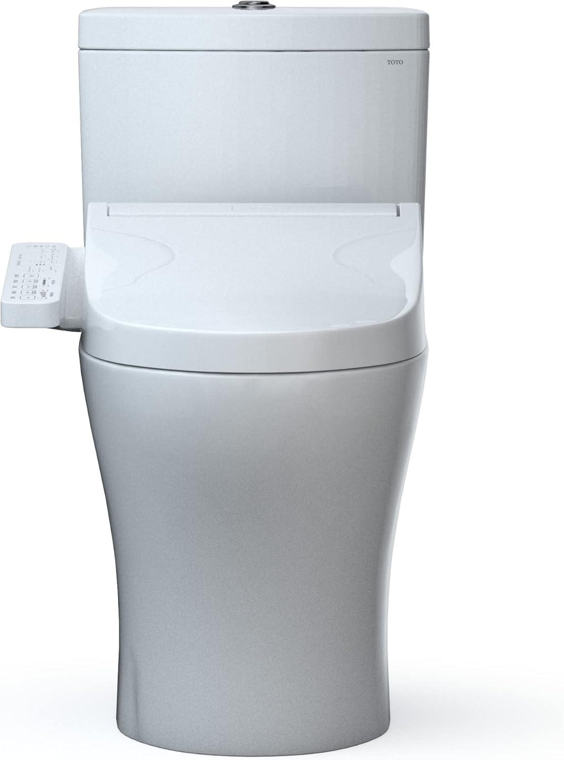 Aquia® Dual-Flush Elongated Bidet Toilet with Tornado Flush (Seat Included)