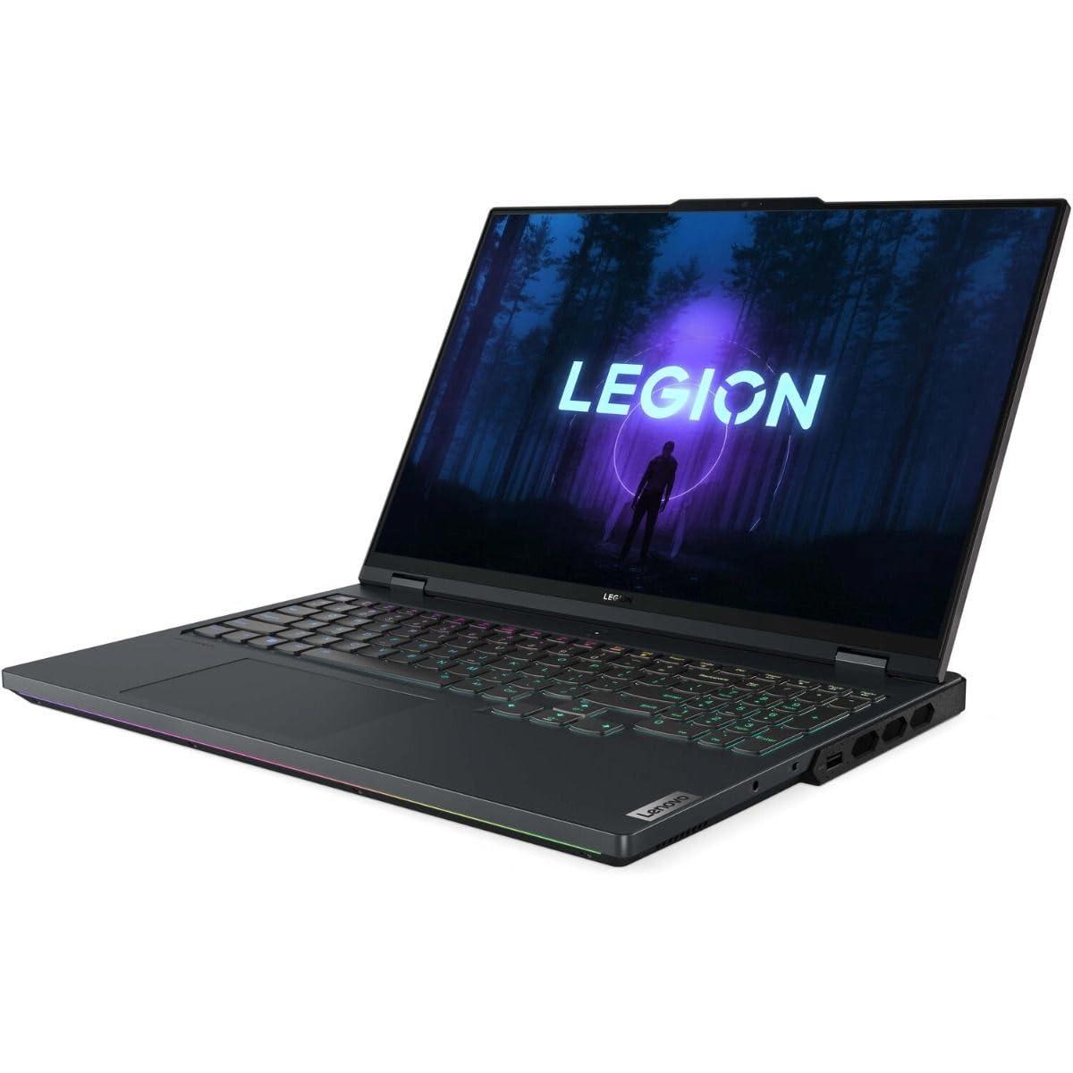 Lenovo Legion Pro 7 16IRX9H 83DE - Intel Core i9 - i9-14900HX / up to 5.8 GHz - Win 11 Pro - GeForce RTX 4090 - 32 GB RAM - 1 TB SSD NVMe x 2 - 16" IPS 2560 x 1600 (WQXGA) @ 240 Hz - Gigabit Ethernet - Wi-Fi 6E, Bluetooth - eclipse black - kbd: US English - with 3 Years Legion Ultimate Support with Onsite