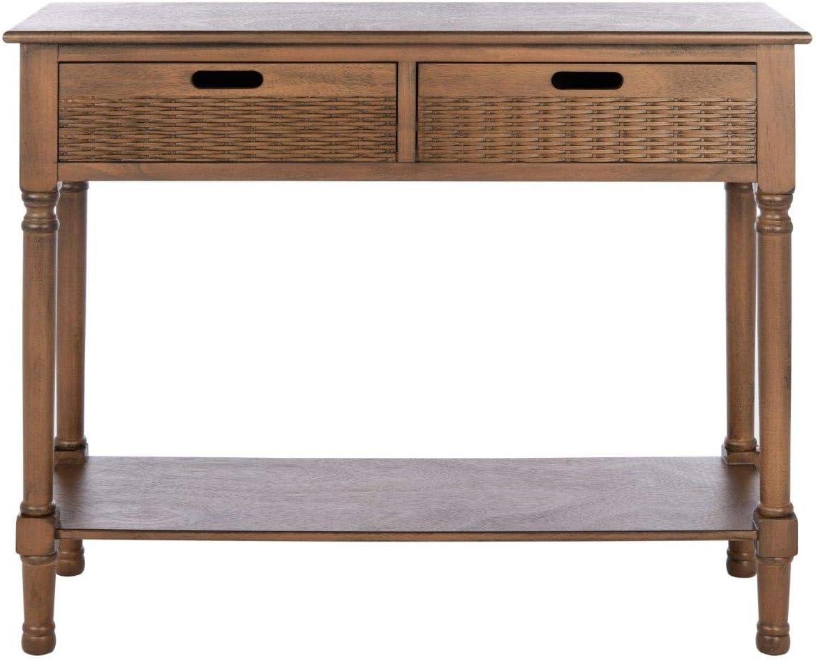 Landers 2 Drawer Console Table - CNS5710C - Brown - Safavieh