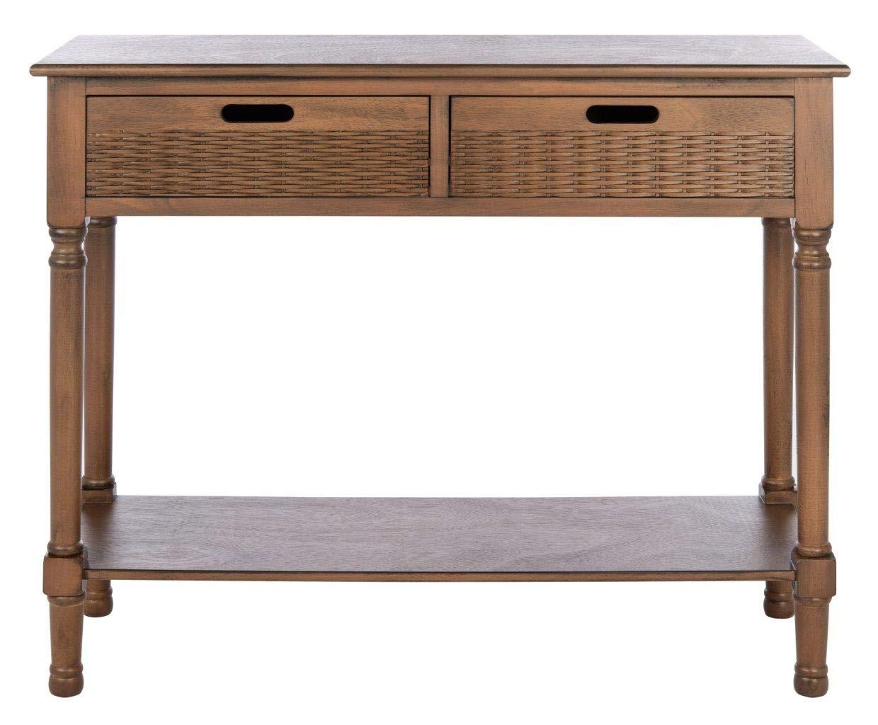 Landers 2 Drawer Console Table - CNS5710C - Brown - Safavieh