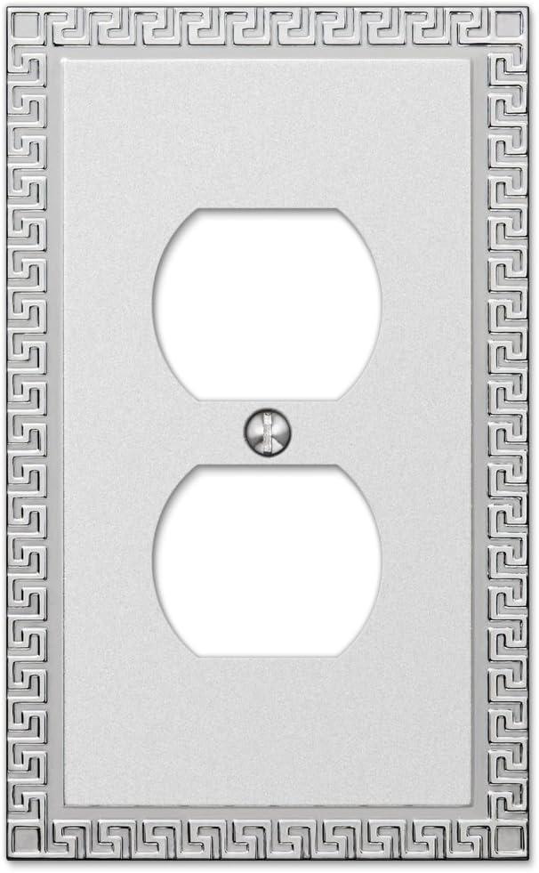 Greek No Subject 1 - Gang Duplex Outlet Standard Wall Plate