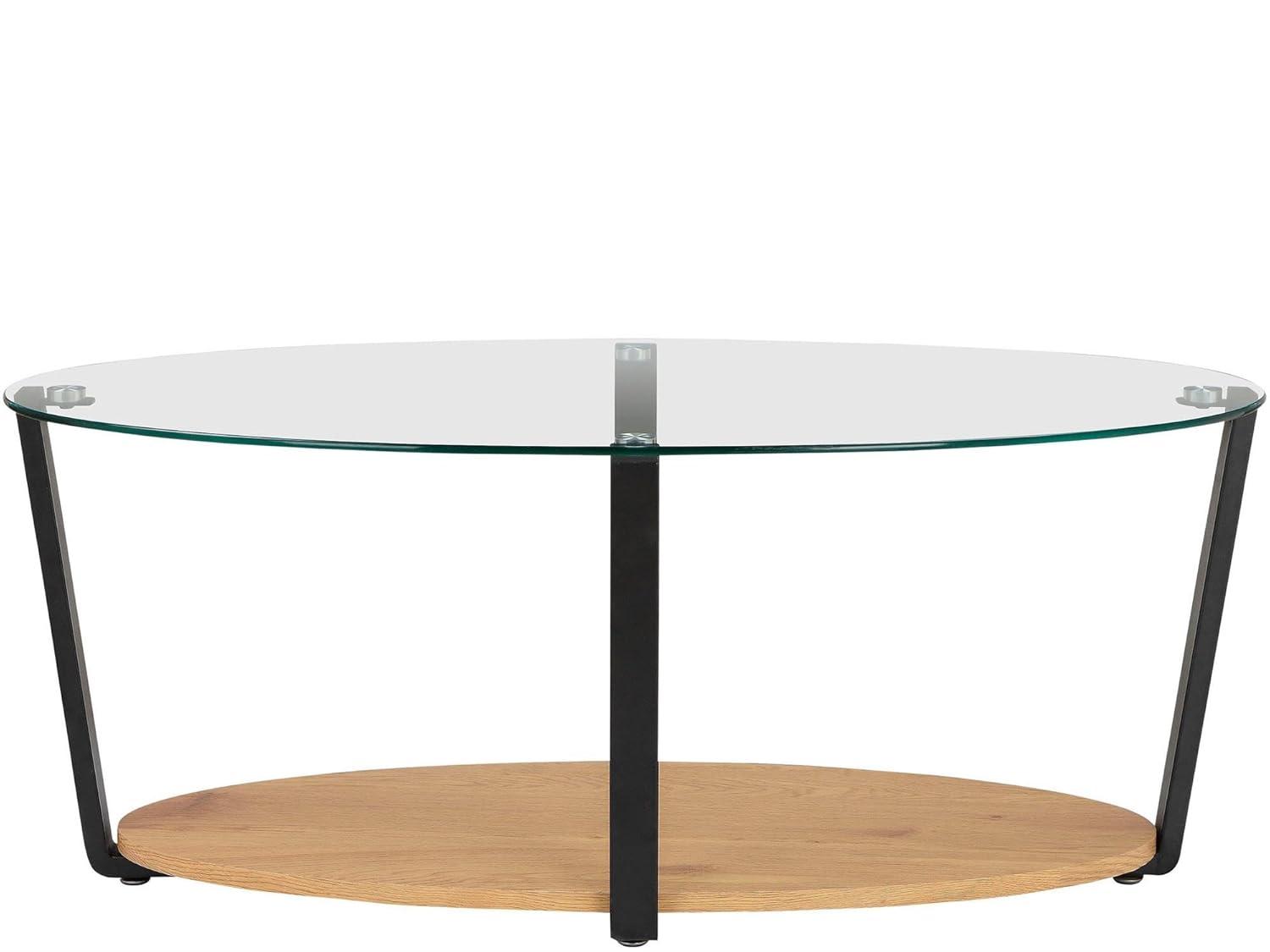 Ren Home Nessa Glass Top Coffee Table